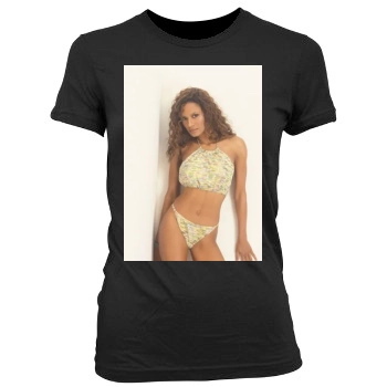 Traci Bingham Women's Junior Cut Crewneck T-Shirt