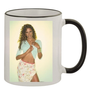 Traci Bingham 11oz Colored Rim & Handle Mug