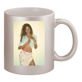 Traci Bingham 11oz Metallic Silver Mug