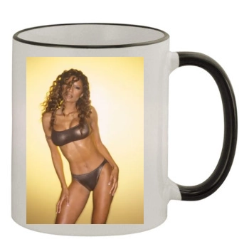 Traci Bingham 11oz Colored Rim & Handle Mug