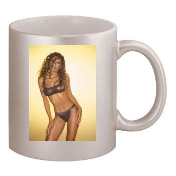 Traci Bingham 11oz Metallic Silver Mug