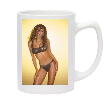 Traci Bingham 14oz White Statesman Mug