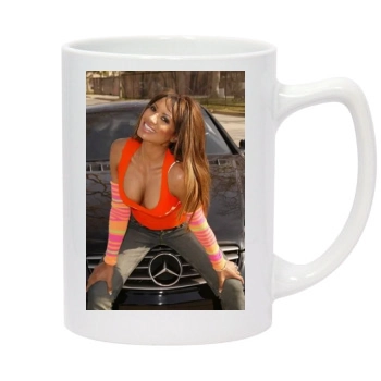 Traci Bingham 14oz White Statesman Mug