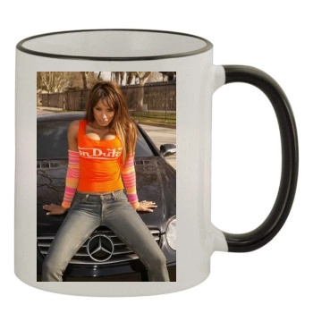 Traci Bingham 11oz Colored Rim & Handle Mug