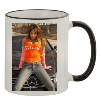 Traci Bingham 11oz Colored Rim & Handle Mug