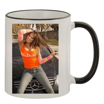 Traci Bingham 11oz Colored Rim & Handle Mug