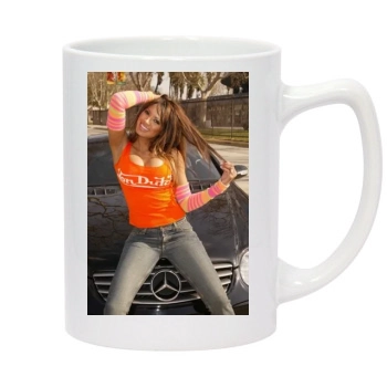 Traci Bingham 14oz White Statesman Mug