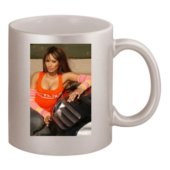 Traci Bingham 11oz Metallic Silver Mug