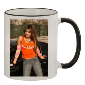 Traci Bingham 11oz Colored Rim & Handle Mug