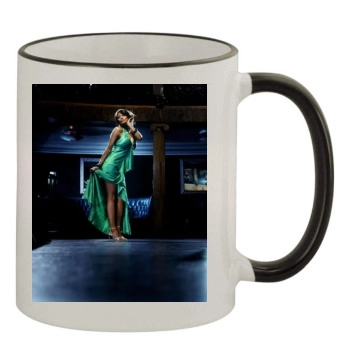 Traci Bingham 11oz Colored Rim & Handle Mug