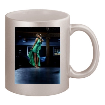 Traci Bingham 11oz Metallic Silver Mug