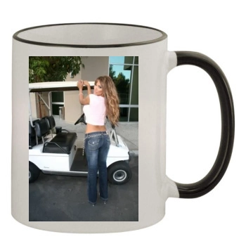 Traci Bingham 11oz Colored Rim & Handle Mug