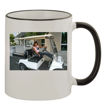 Traci Bingham 11oz Colored Rim & Handle Mug