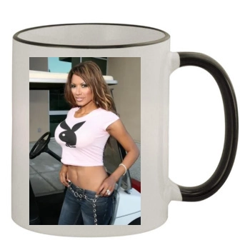 Traci Bingham 11oz Colored Rim & Handle Mug