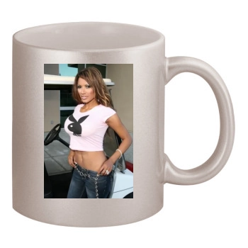 Traci Bingham 11oz Metallic Silver Mug