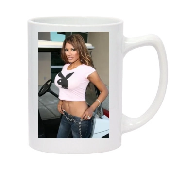 Traci Bingham 14oz White Statesman Mug