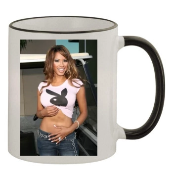 Traci Bingham 11oz Colored Rim & Handle Mug