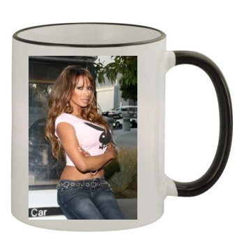 Traci Bingham 11oz Colored Rim & Handle Mug