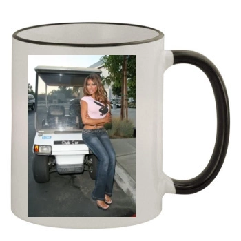 Traci Bingham 11oz Colored Rim & Handle Mug