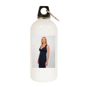 Traci Lords White Water Bottle With Carabiner