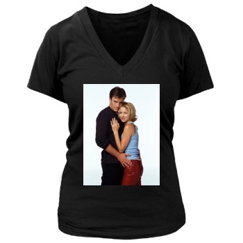 Traylor Howard Women's Deep V-Neck TShirt