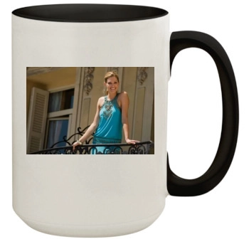 Tricia Helfer 15oz Colored Inner & Handle Mug