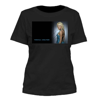 Tricia Helfer Women's Cut T-Shirt