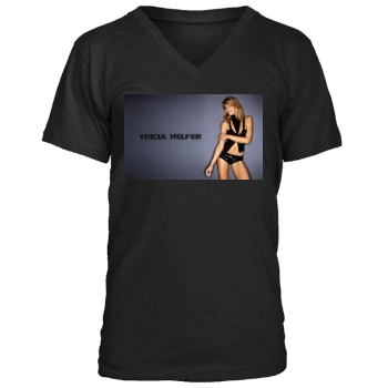 Tricia Helfer Men's V-Neck T-Shirt