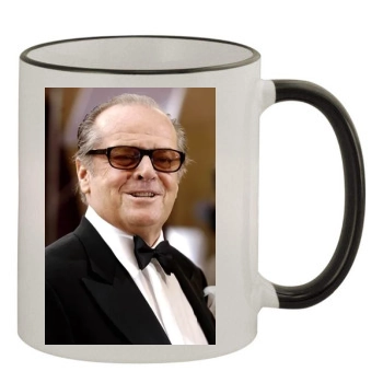 Jack Nicholson 11oz Colored Rim & Handle Mug