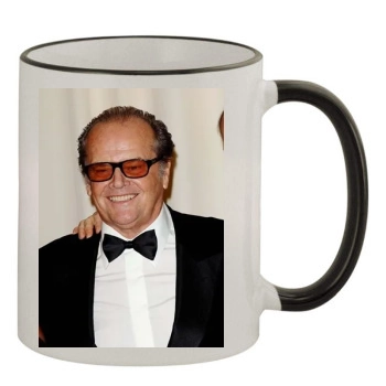 Jack Nicholson 11oz Colored Rim & Handle Mug