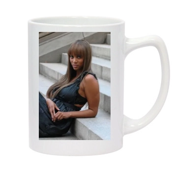 Tyra Banks 14oz White Statesman Mug