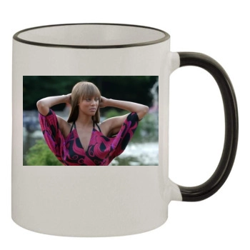 Tyra Banks 11oz Colored Rim & Handle Mug