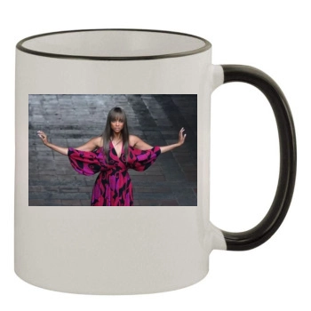 Tyra Banks 11oz Colored Rim & Handle Mug