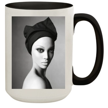 Tyra Banks 15oz Colored Inner & Handle Mug