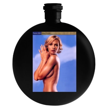 Jaime Pressly Round Flask