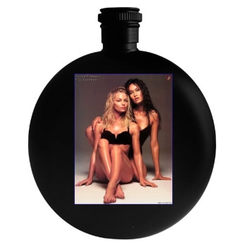 Jaime Pressly Round Flask