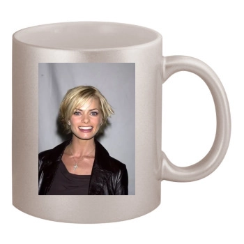 Jaime Pressly 11oz Metallic Silver Mug