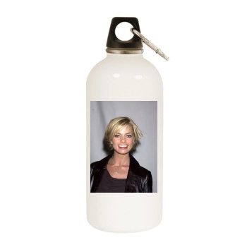 Jaime Pressly White Water Bottle With Carabiner