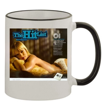 Jaime Pressly 11oz Colored Rim & Handle Mug