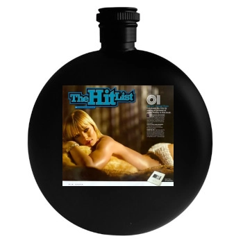 Jaime Pressly Round Flask