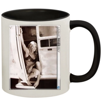 Jaime Pressly 11oz Colored Inner & Handle Mug