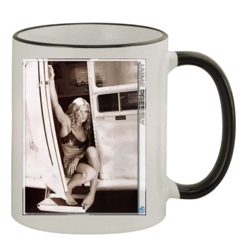 Jaime Pressly 11oz Colored Rim & Handle Mug