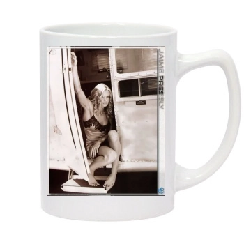 Jaime Pressly 14oz White Statesman Mug