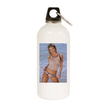 Jakki Degg White Water Bottle With Carabiner