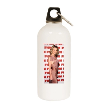 Jakki Degg White Water Bottle With Carabiner