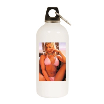 Jakki Degg White Water Bottle With Carabiner