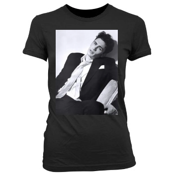 James Franco Women's Junior Cut Crewneck T-Shirt