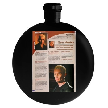 James Marsters Round Flask