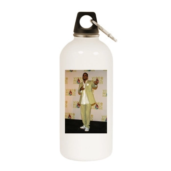 Jamie Foxx White Water Bottle With Carabiner