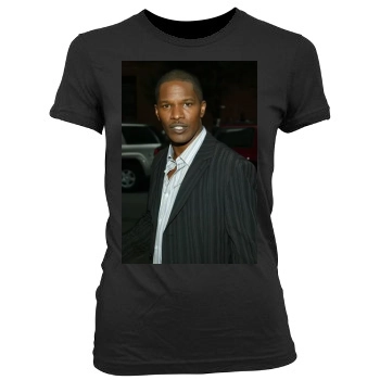 Jamie Foxx Women's Junior Cut Crewneck T-Shirt